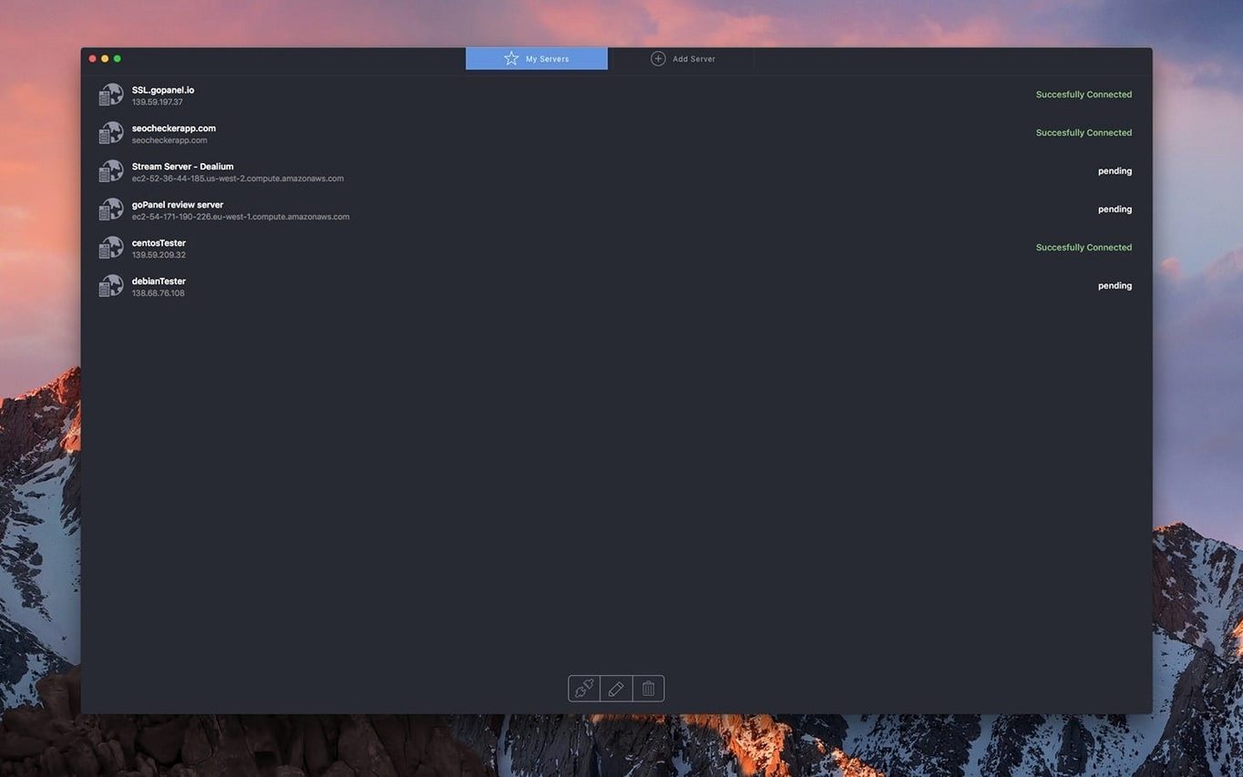 goPanel 2 — example 3 goPanel 2 macOS window 3
