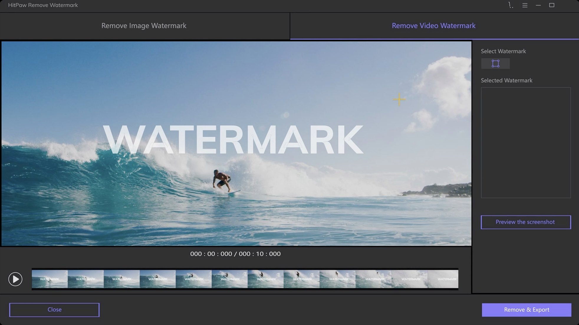 HitPaw Watermark Remover — example 1 hitpaw watermark remover for mac: app overview