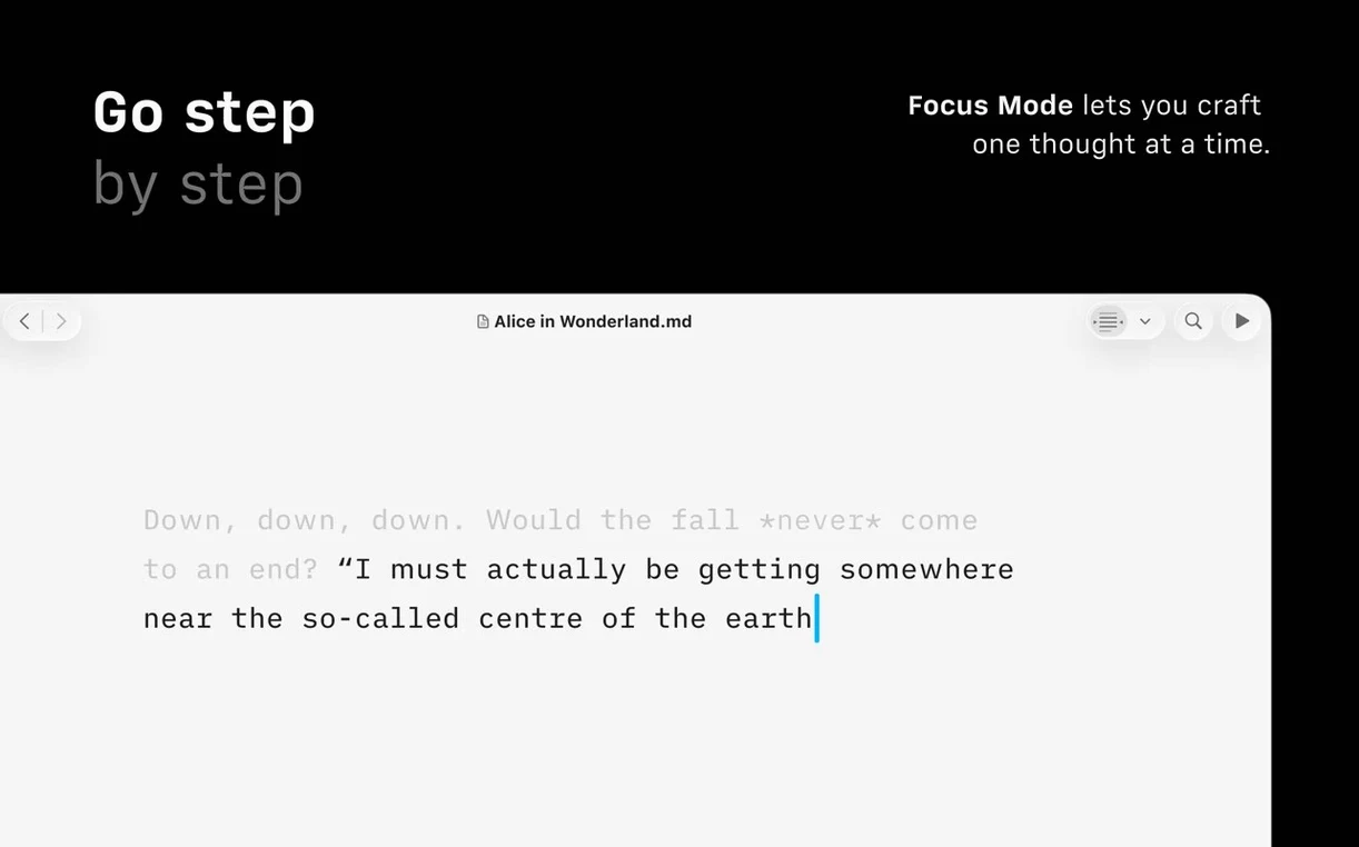 iA Writer walkthrough 6 iA Writer app screen 6