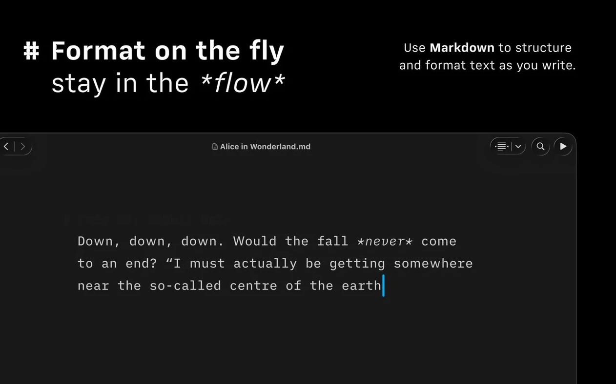 iA Writer walkthrough 8 iA Writer app screen 8