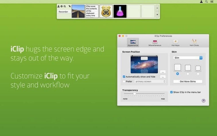 iClip — example 2 iClip macOS window 2