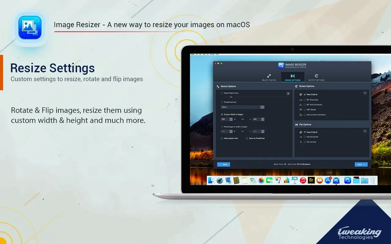 Image Resizer - Resize Photos walkthrough 2 Image Resizer - Resize Photos app screen 2