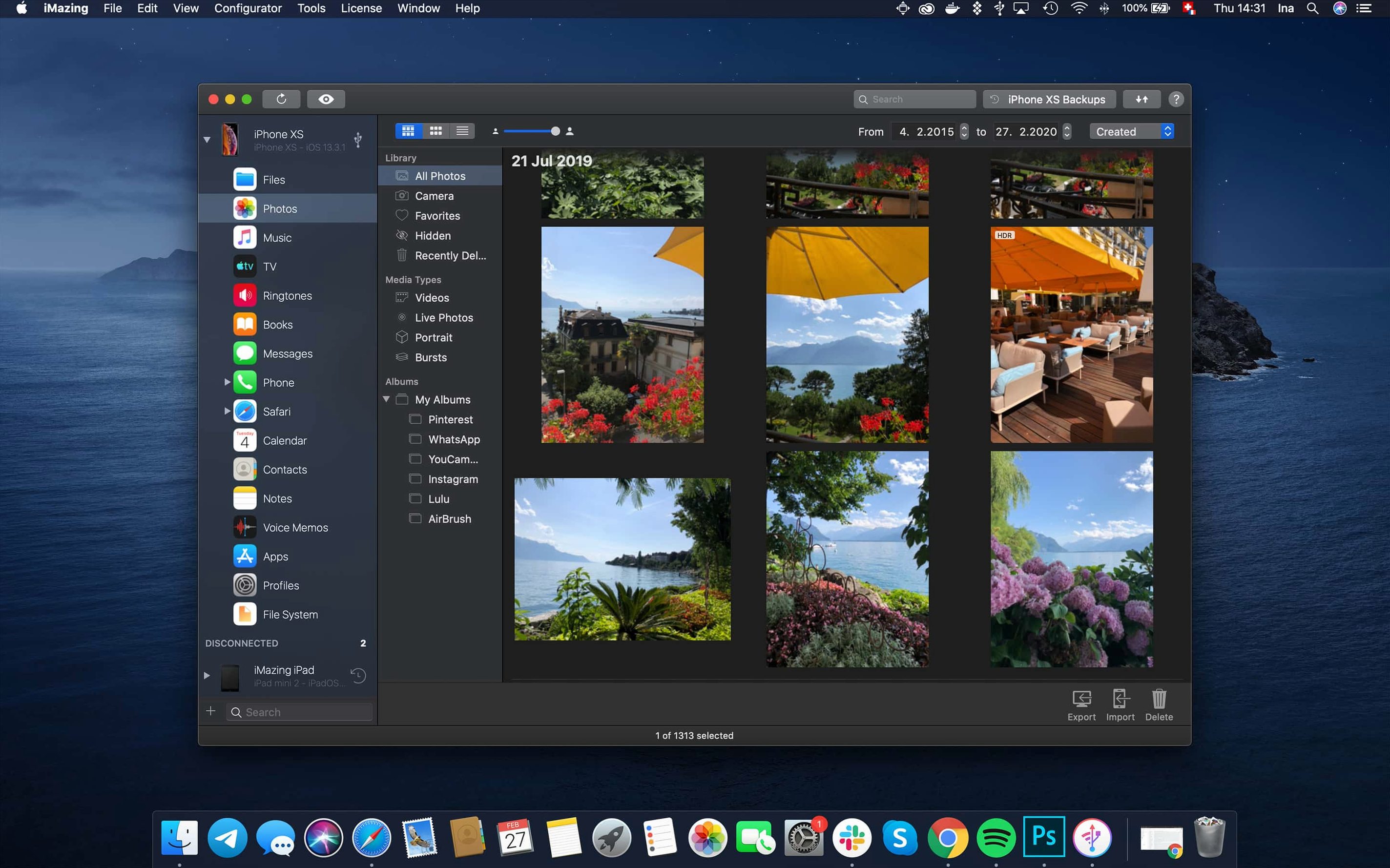 iMazing macOS window 2