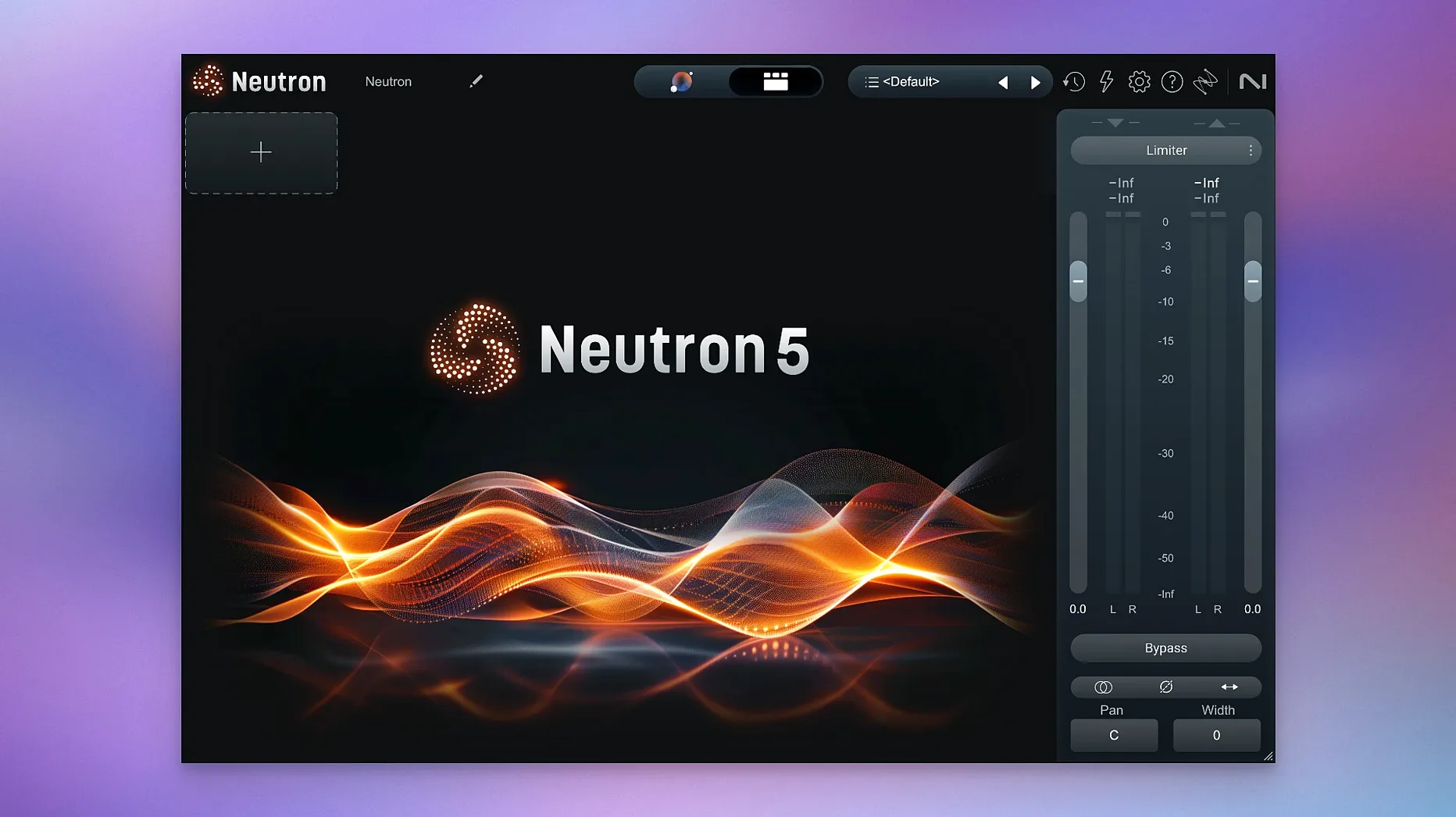 iZotope Neutron — example 1 neutron download: the interface