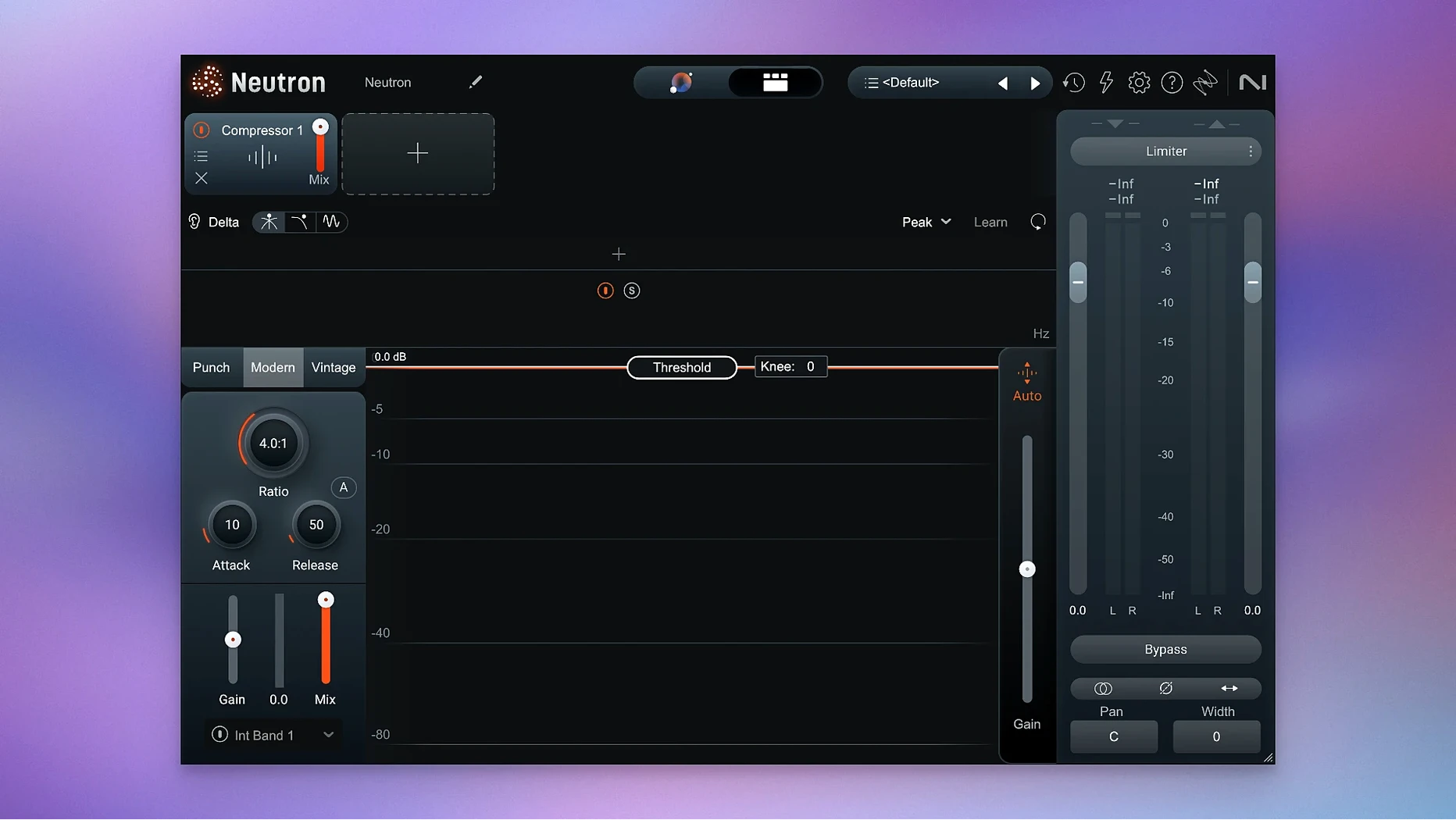 iZotope Neutron — example 2 iZotope Neutron macOS window 2