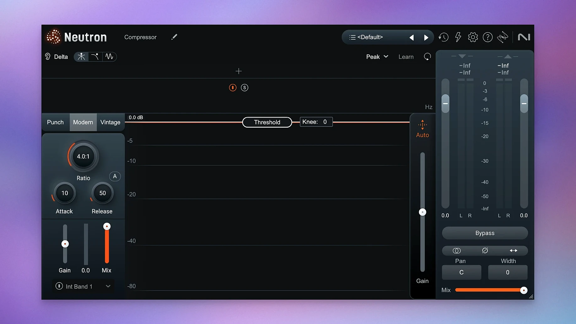 iZotope Neutron — example 4 iZotope Neutron macOS window 4