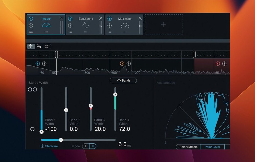 iZotope Ozone — example 2 iZotope Ozone macOS window 2