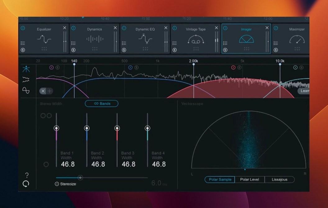 iZotope Ozone — example 3 iZotope Ozone macOS window 3