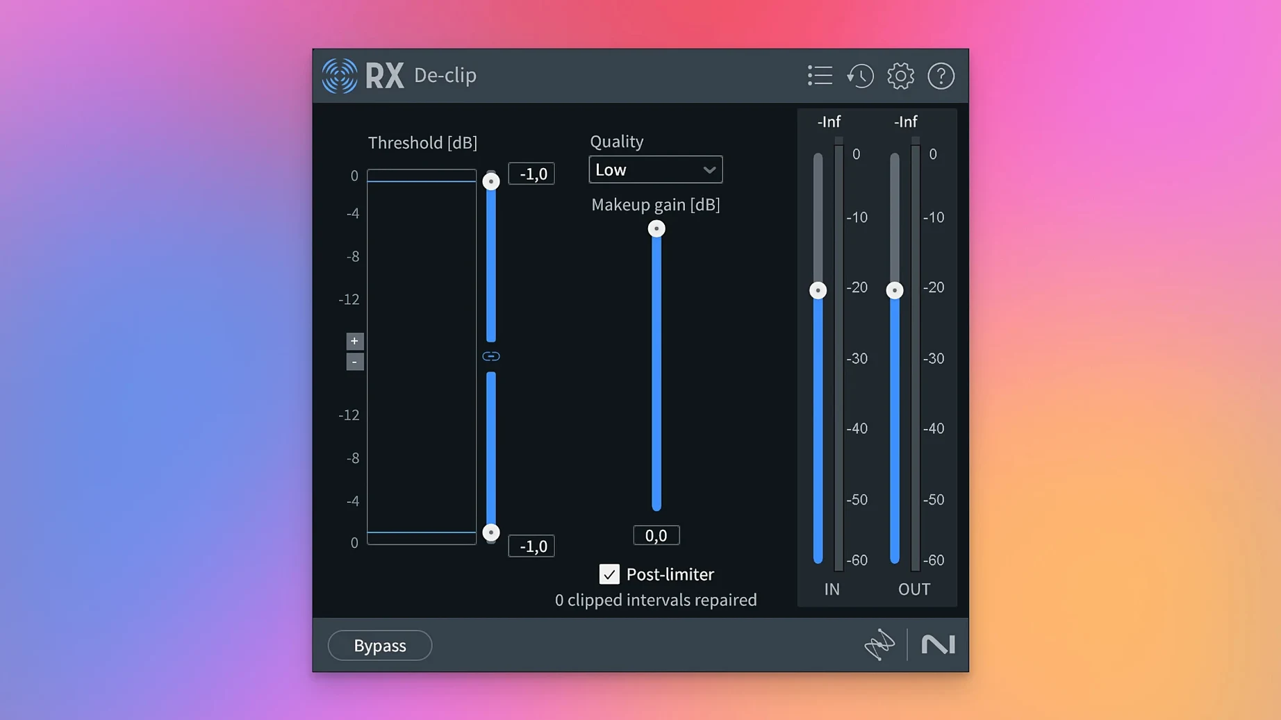 iZotope RX — example 3 iZotope RX macOS window 3