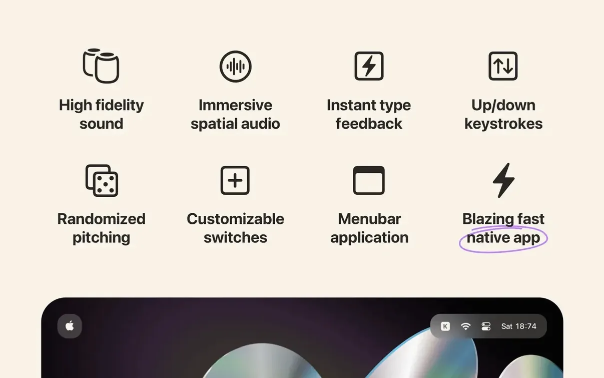 Klack — example 2 Klack macOS window 2