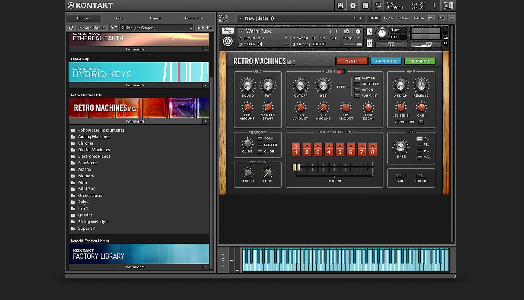 Kontakt — example 3 Kontakt macOS window 3