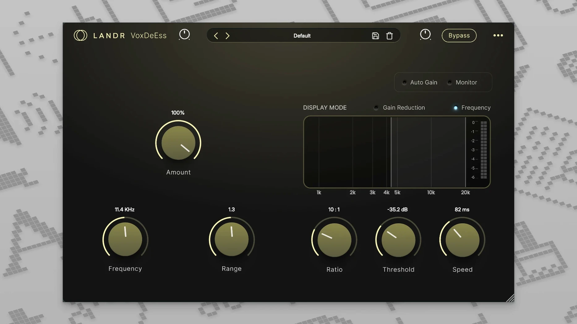 LANDR Vocal Bundle — example 2 LANDR Vocal Bundle macOS window 2