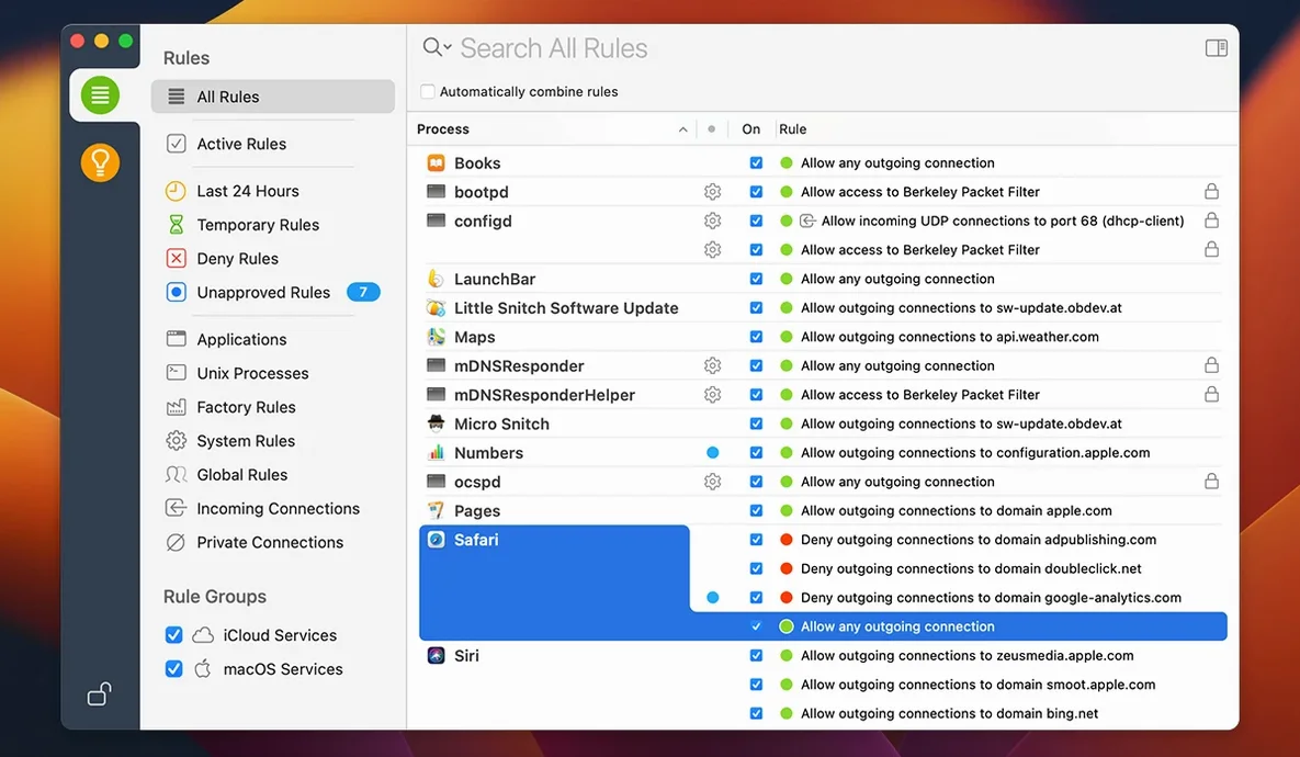 Little Snitch walkthrough 2 Little Snitch app screen 2