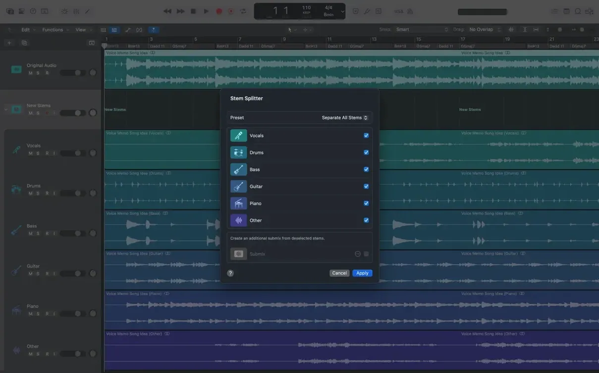 Logic Pro — example 4 Logic Pro macOS window 4