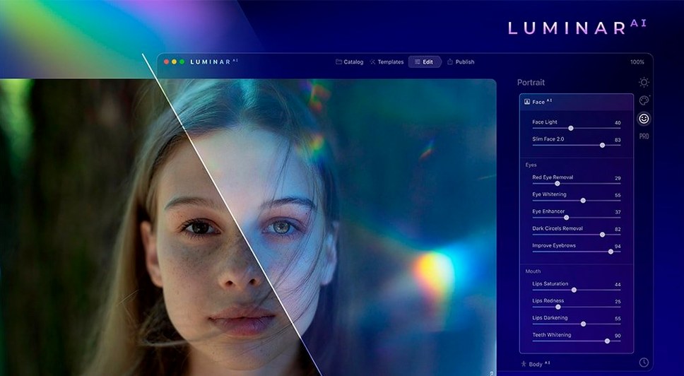 Luminar AI — example 2 Luminar AI macOS window 2