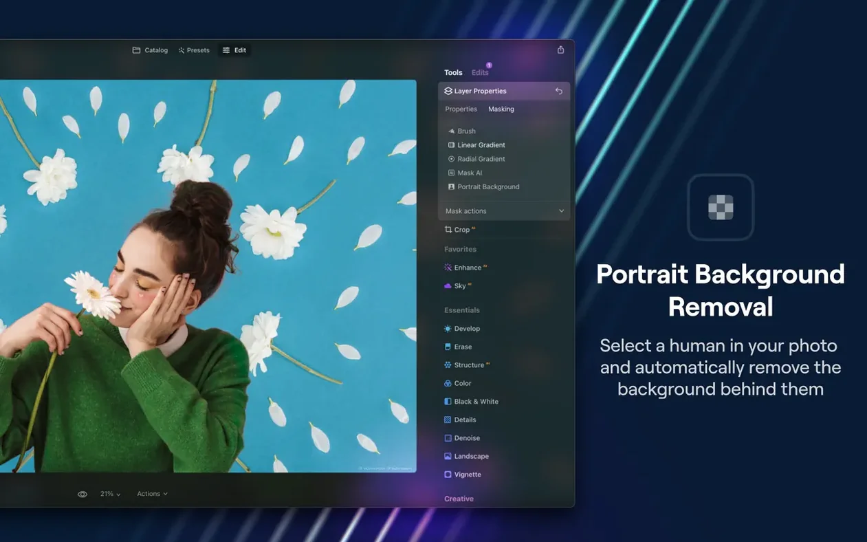 Luminar Neo — example 3 Luminar Neo macOS window 3