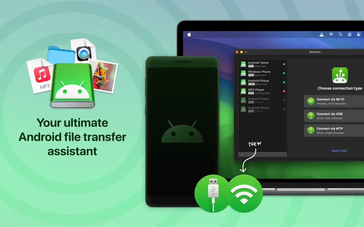 macdroid for mac free download: the interface