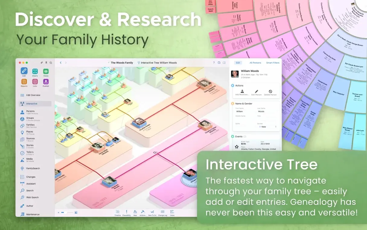 macfamilytree torrent: the interface