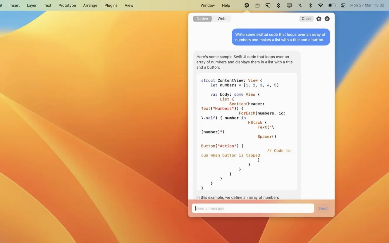 MacGPT macOS window 3