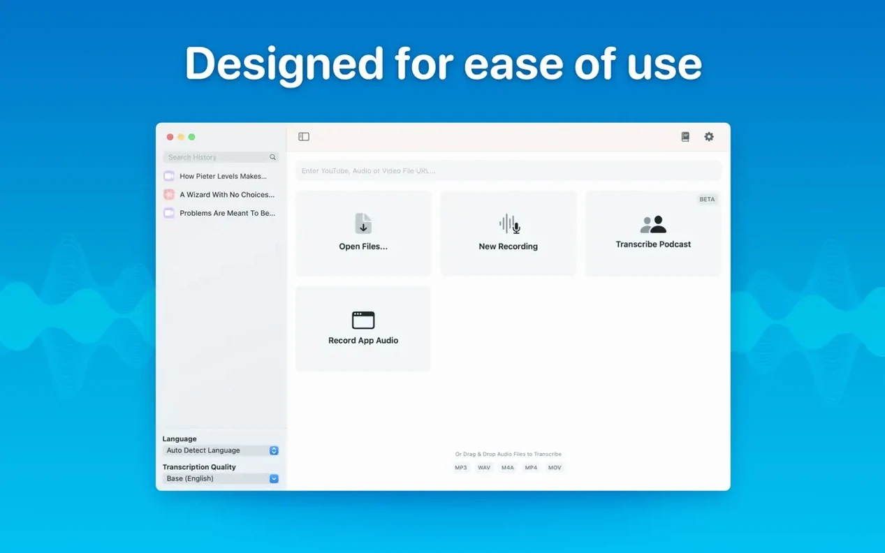 MacWhisper walkthrough 2 MacWhisper app screen 2