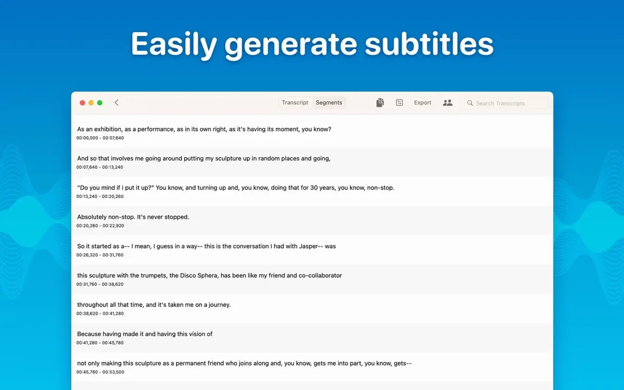 MacWhisper walkthrough 3 MacWhisper app screen 3