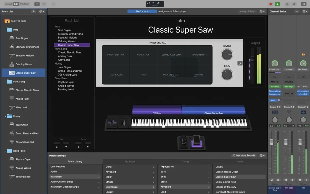 MainStage — example 2 MainStage macOS window 2