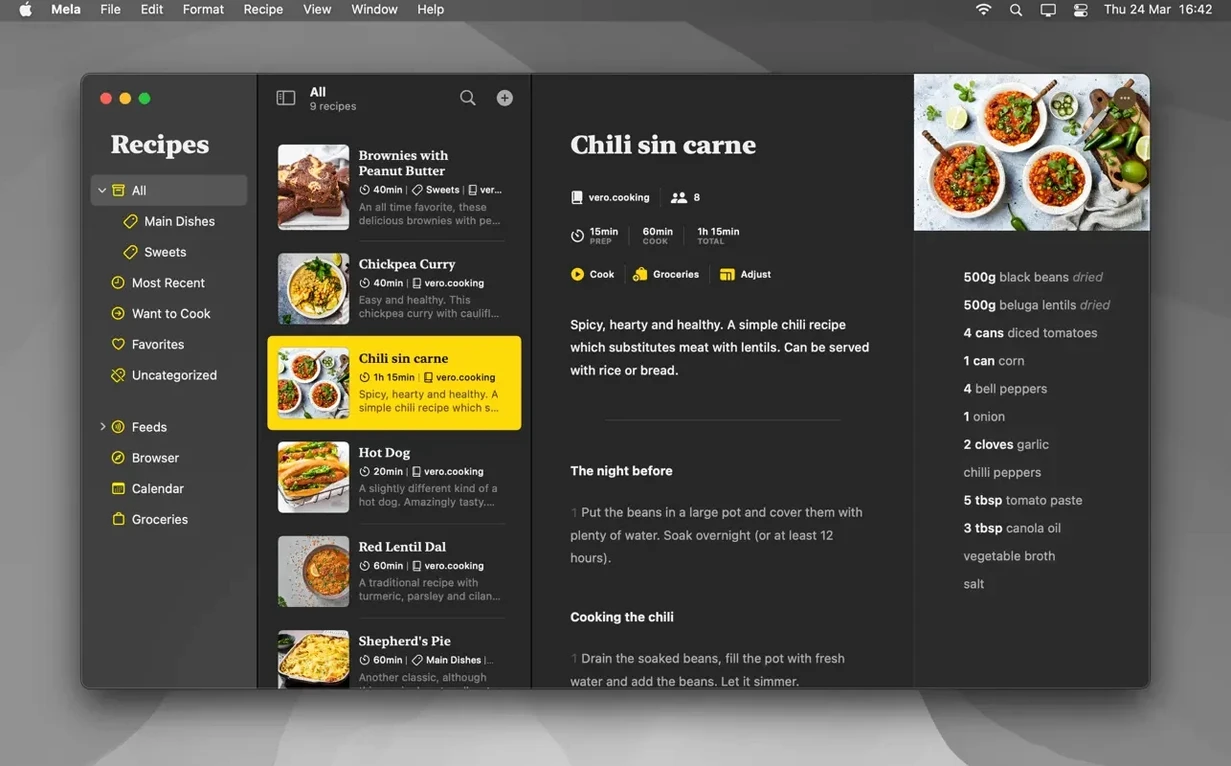 Mela — example 7 Mela macOS window 7