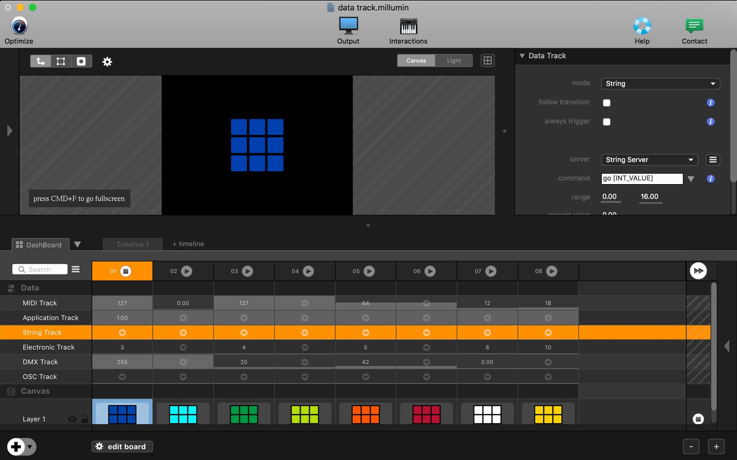 Millumin walkthrough 7 Millumin app screen 7