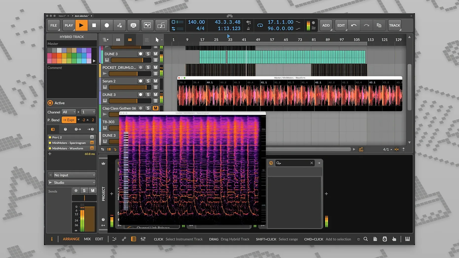 minimeters vst: the interface