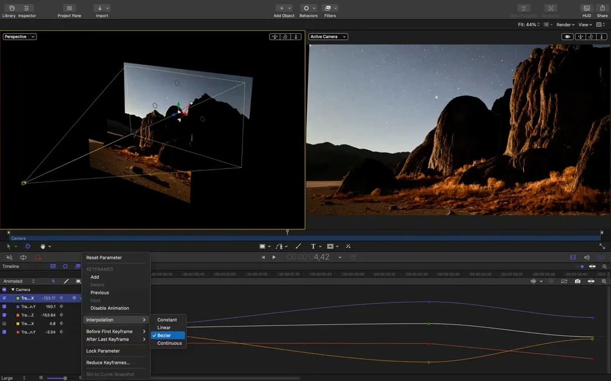 Motion app screen 6