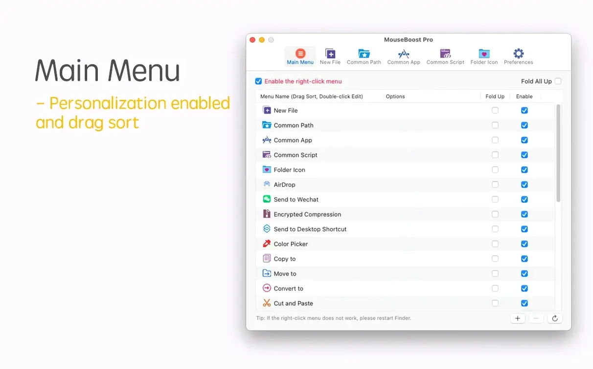 MouseBoost Pro app screen 2