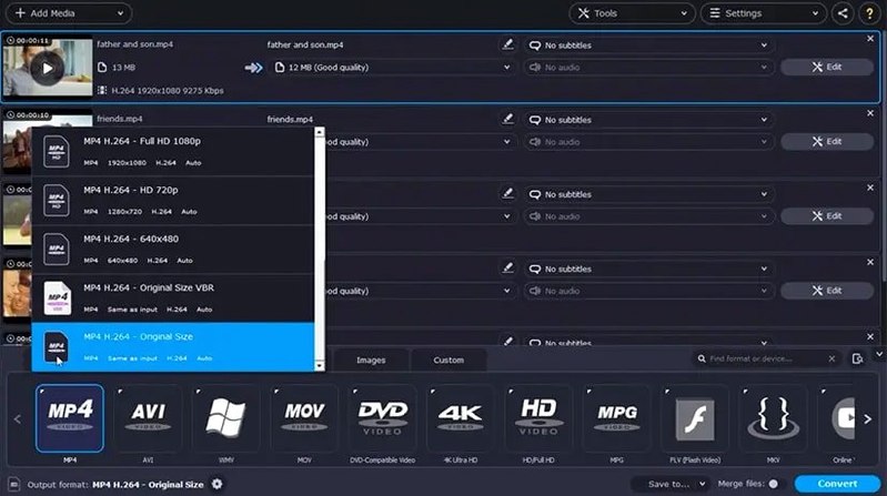 Movavi Video Suite walkthrough 2 Movavi Video Suite app screen 2