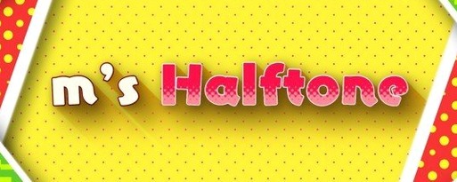 m’s HalfTone identity mark