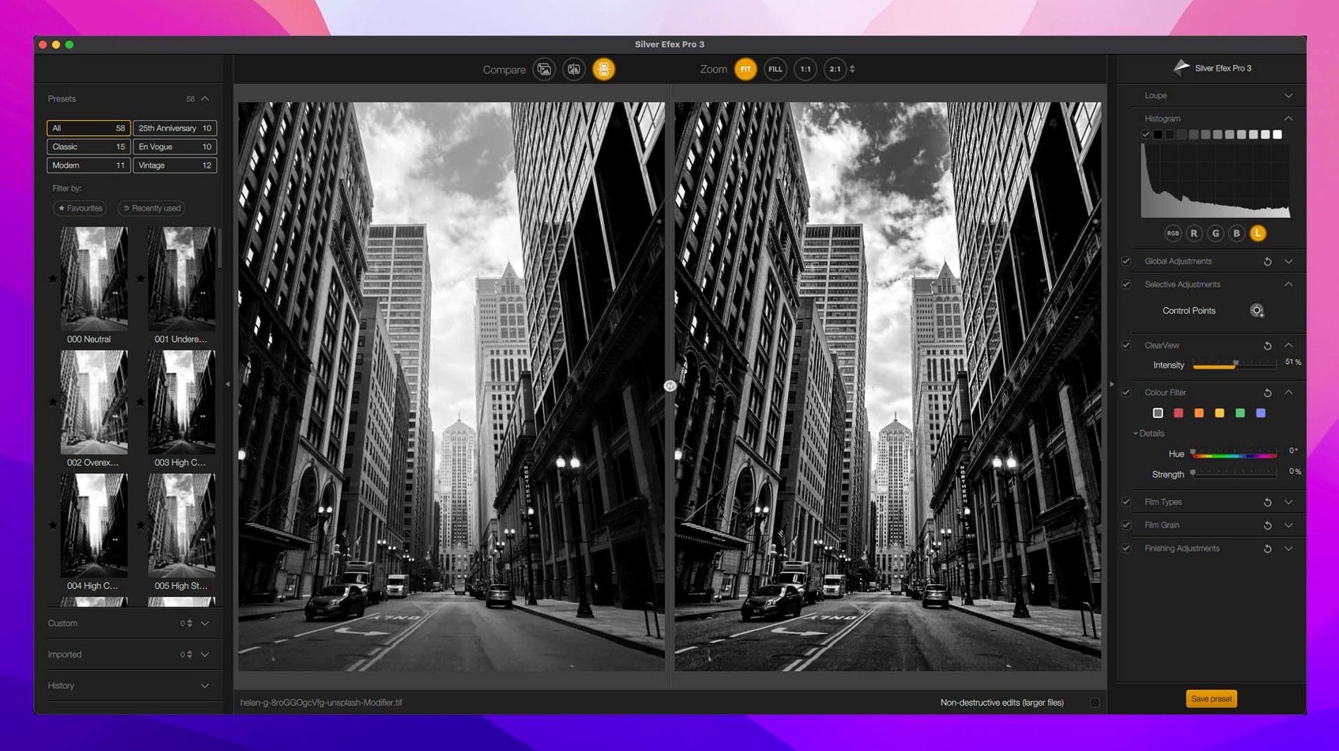 Nik Collection — example 1 nik collection for mac: app overview