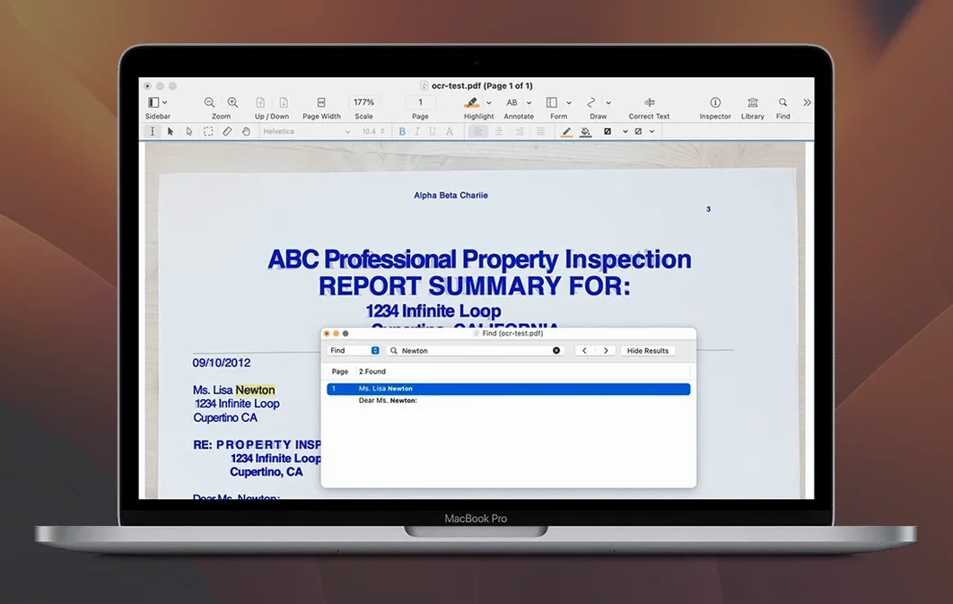 Nitro PDF Pro — example 2 Nitro PDF Pro macOS window 2