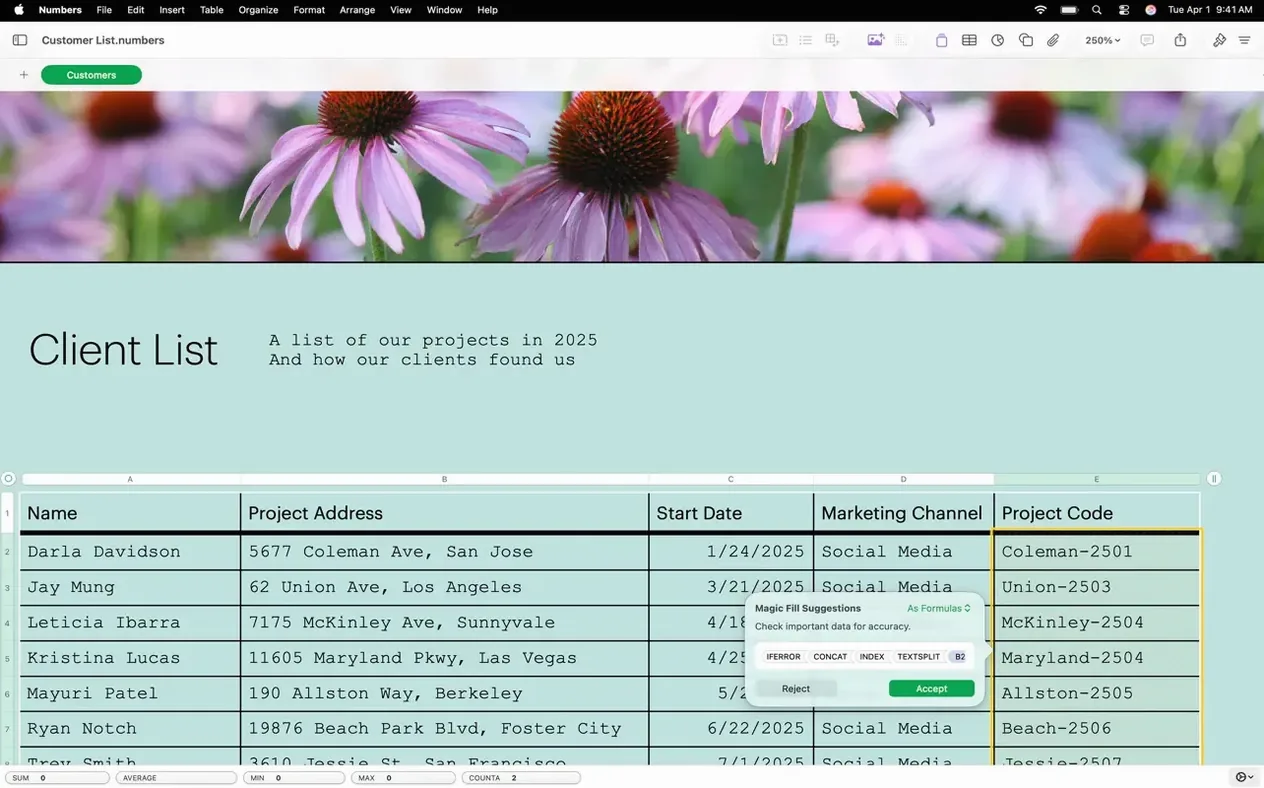 Numbers Creator Studio walkthrough 5 Numbers Creator Studio app screen 5