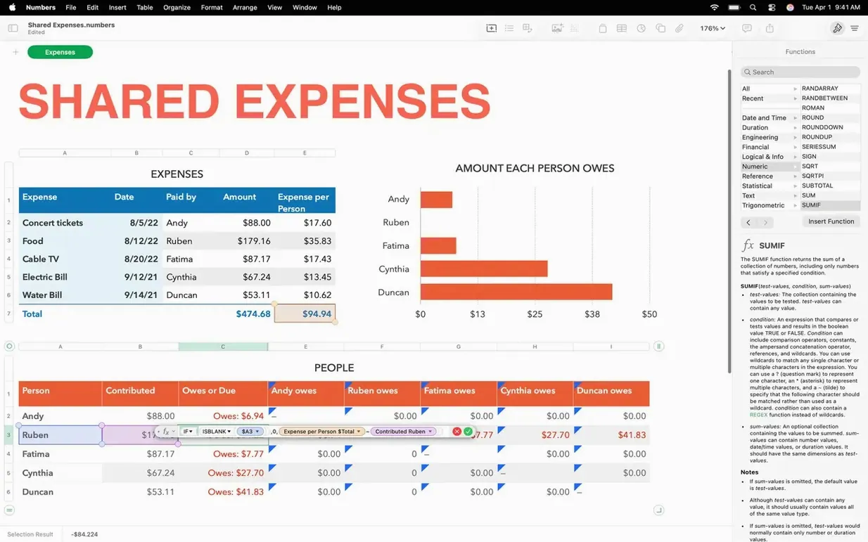 Numbers Creator Studio walkthrough 6 Numbers Creator Studio app screen 6