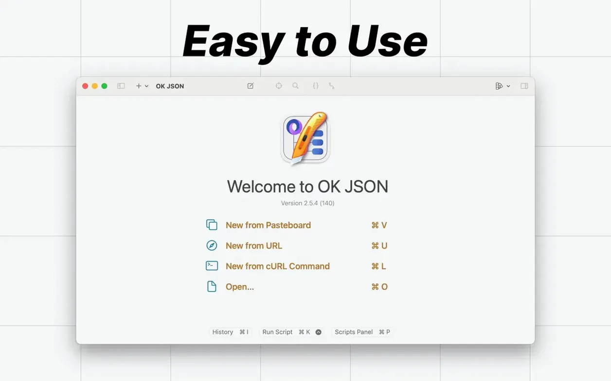OK JSON - Viewer & Formatter — example 1 download ok json - viewer & formatter for mac: app overview