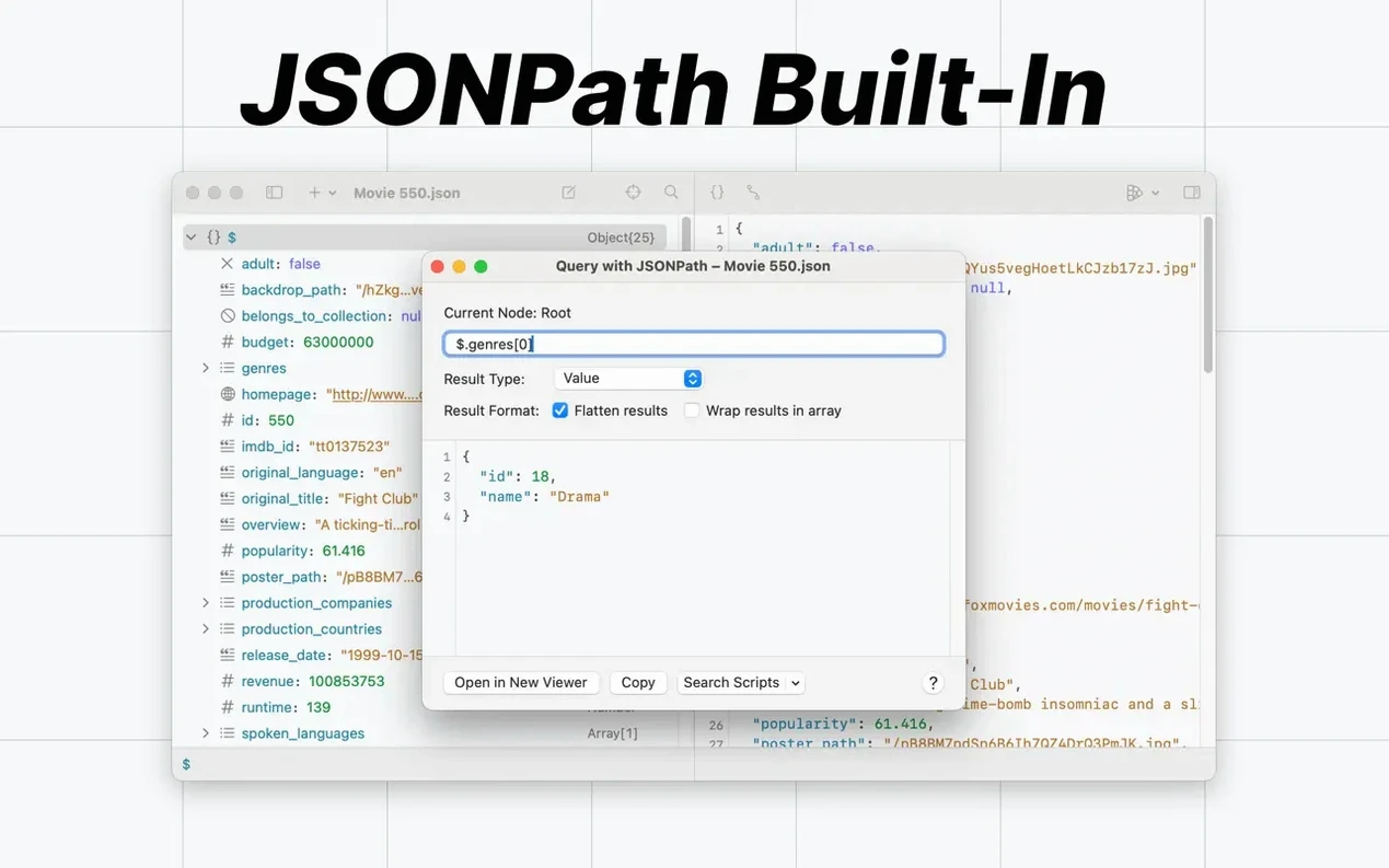 OK JSON - Viewer & Formatter walkthrough 5 OK JSON - Viewer & Formatter app screen 5