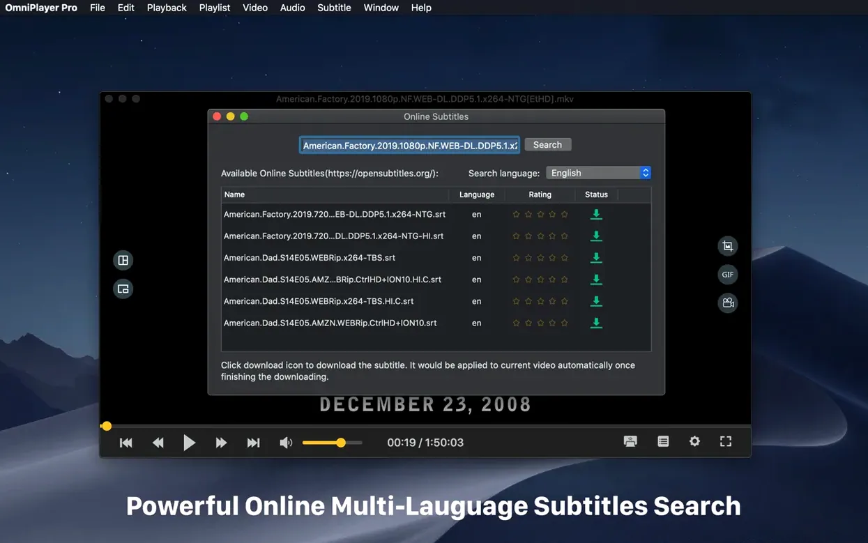 OmniPlayer: MKV Video Player Pro walkthrough 4 OmniPlayer: MKV Video Player Pro app screen 4