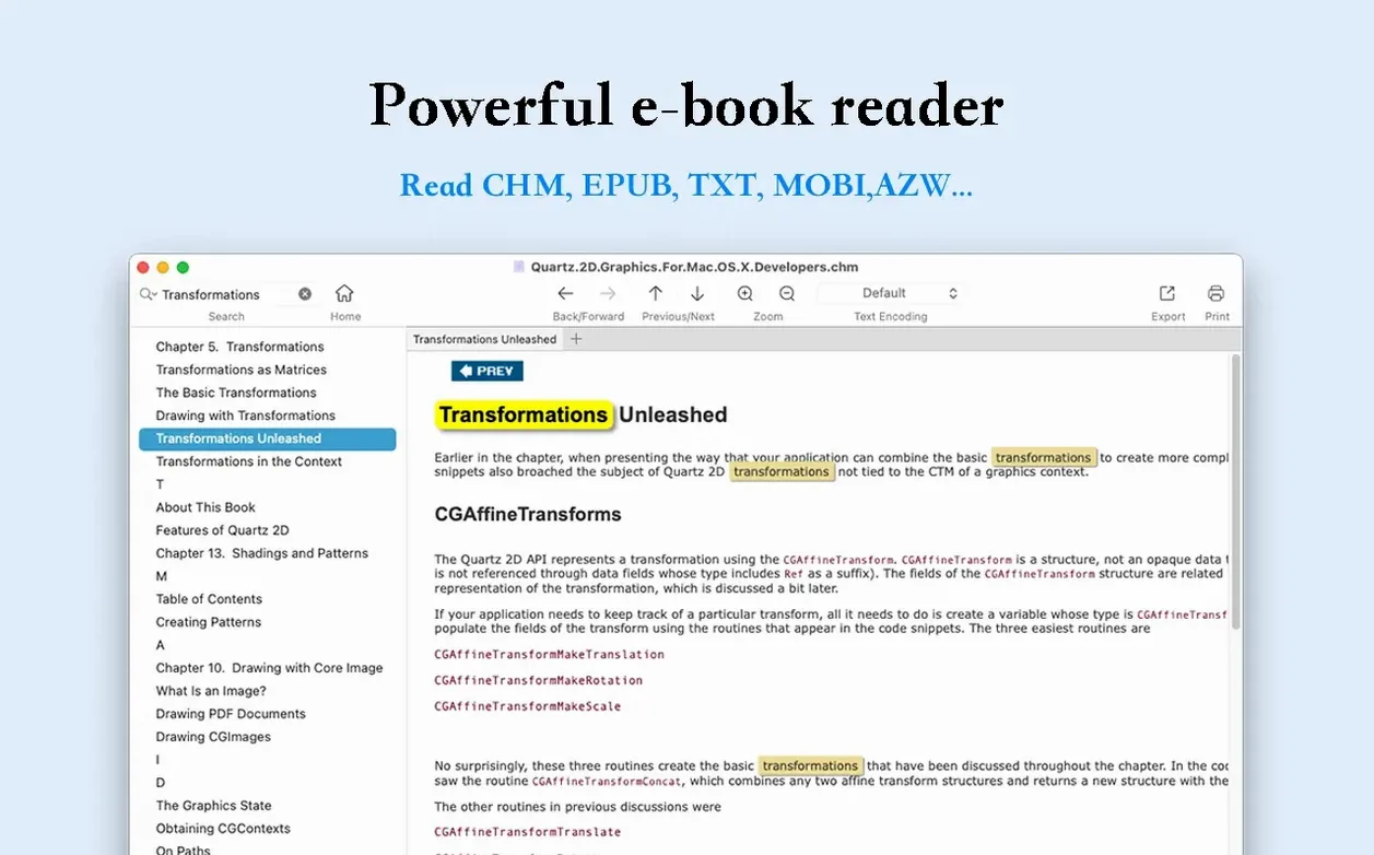 OmniReader Pro — example 2 OmniReader Pro macOS window 2