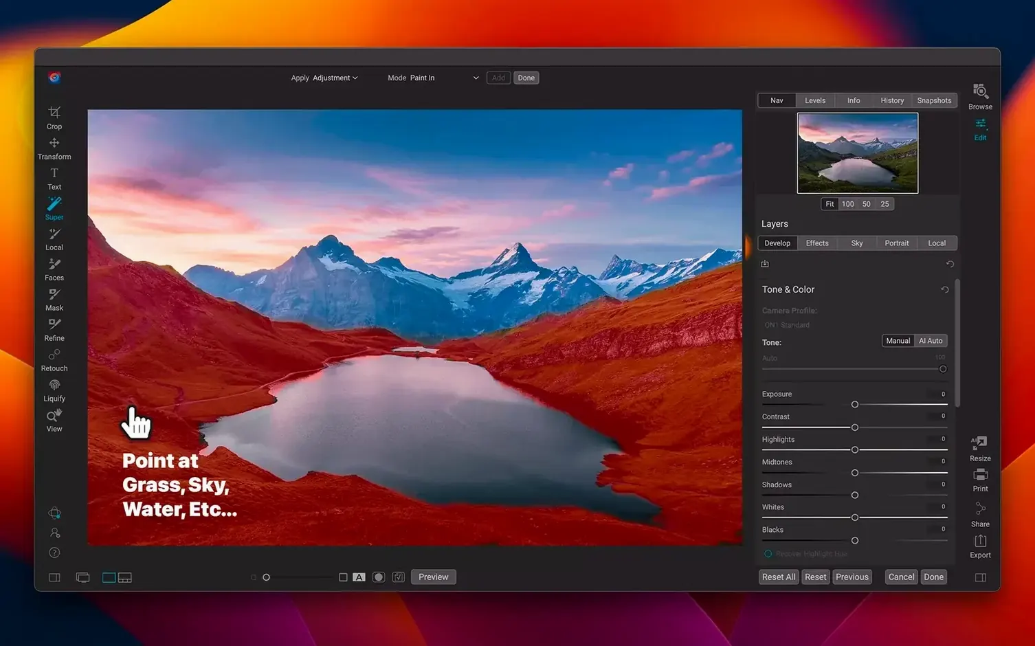 ON1 Photo RAW walkthrough 1 on1 photo raw mac: the interface