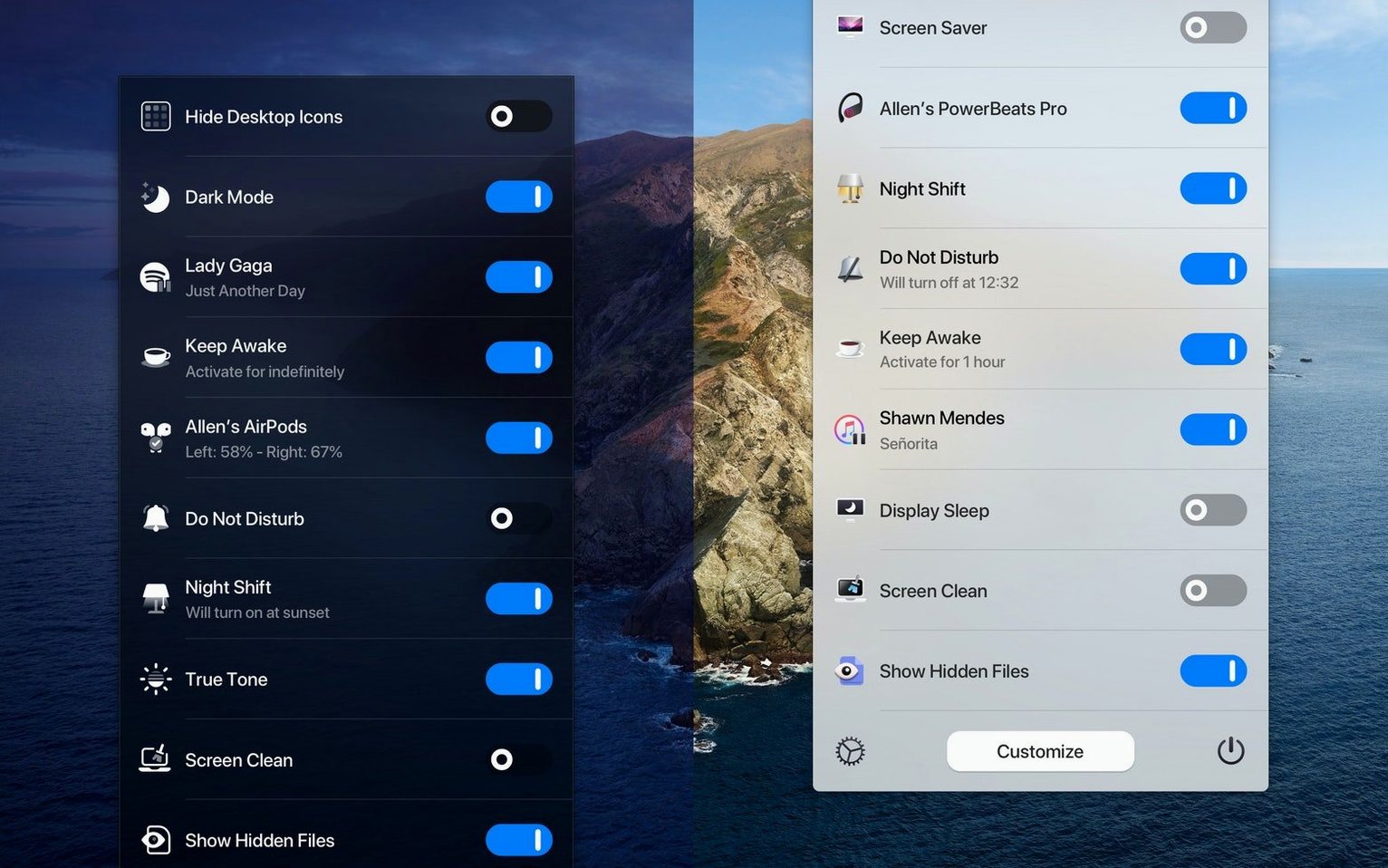 One Switch — example 4 One Switch macOS window 4