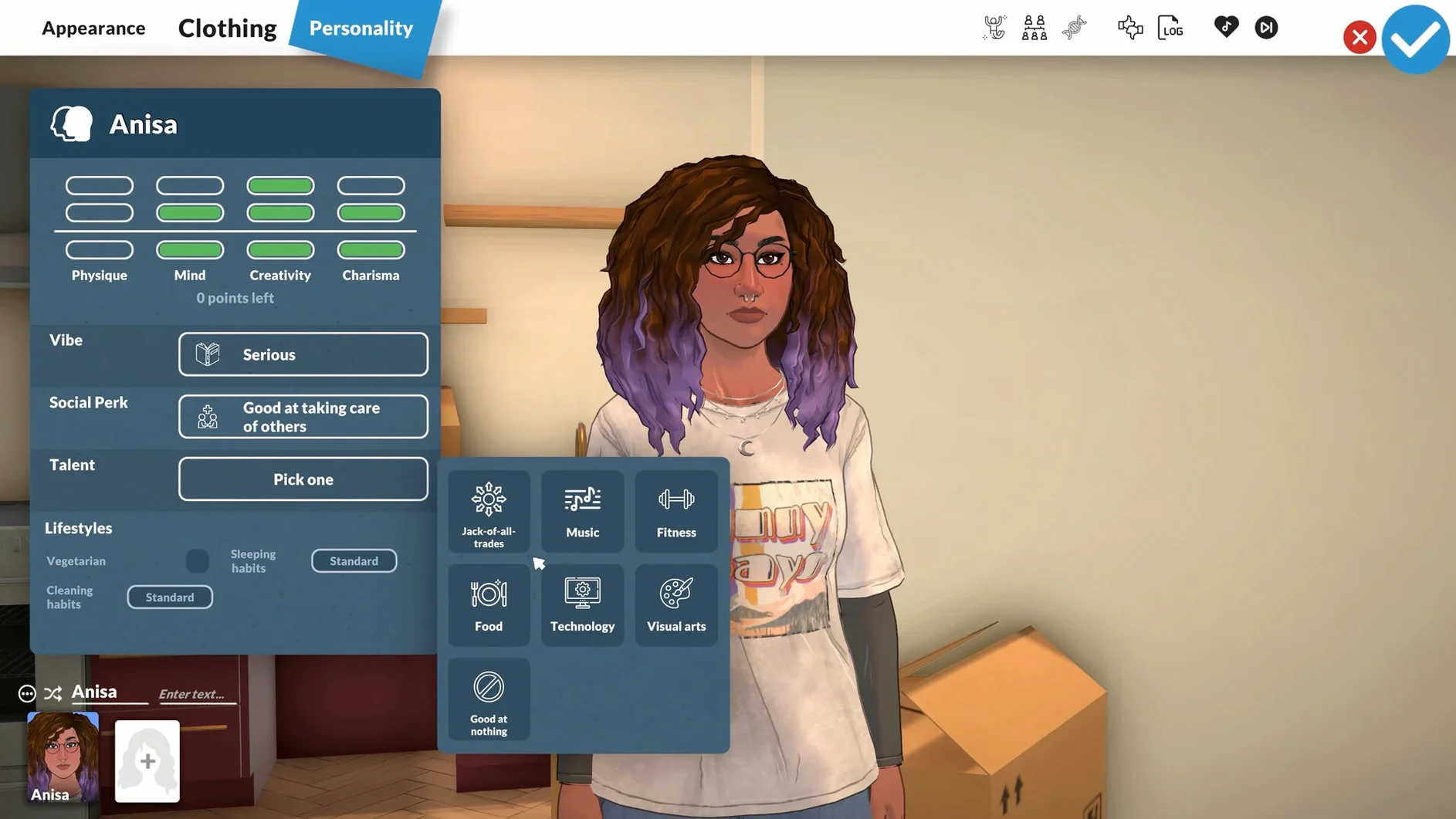 Paralives app screen 3