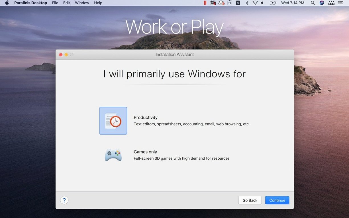 Parallels Desktop macOS window 4