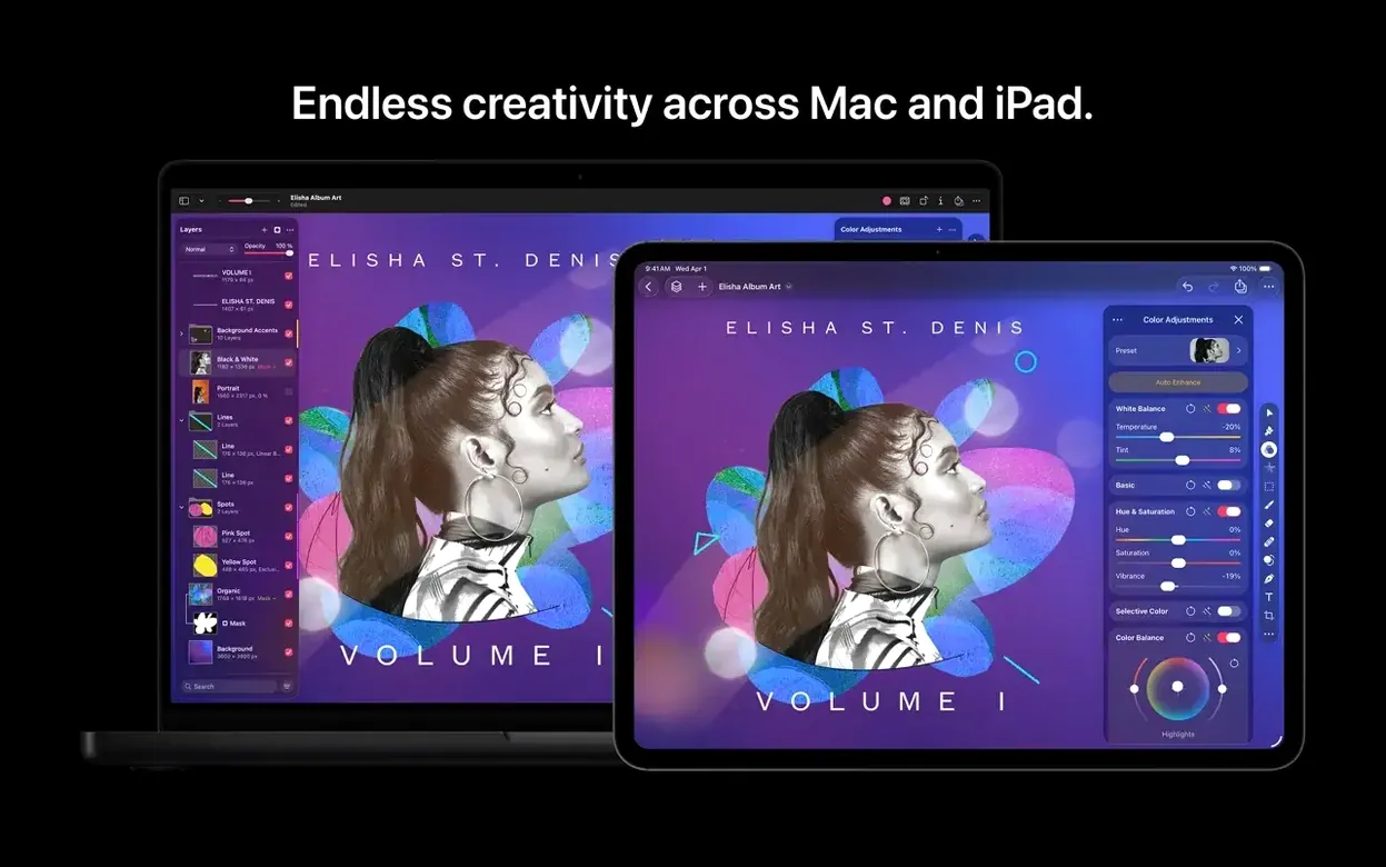 Pixelmator Pro — example 2 Pixelmator Pro macOS window 2