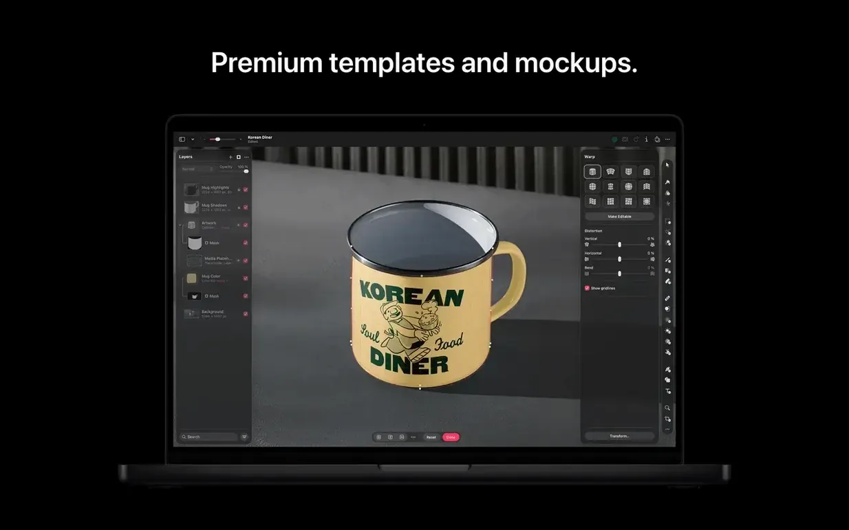 Pixelmator Pro — example 4 Pixelmator Pro macOS window 4