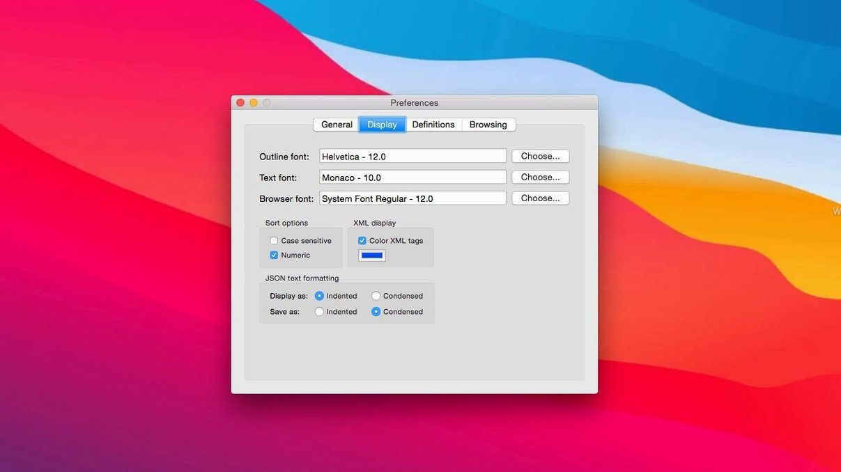 PlistEdit Pro — example 3 PlistEdit Pro macOS window 3