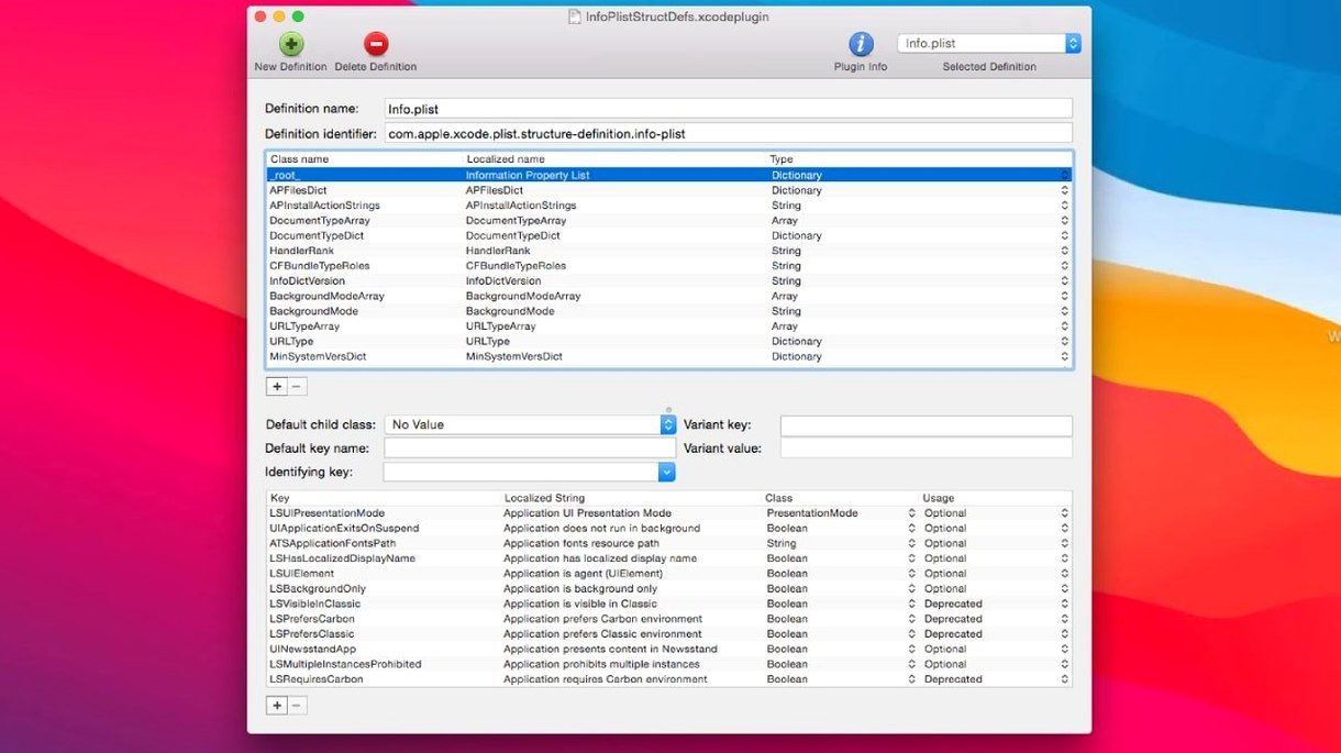 PlistEdit Pro — example 4 PlistEdit Pro macOS window 4