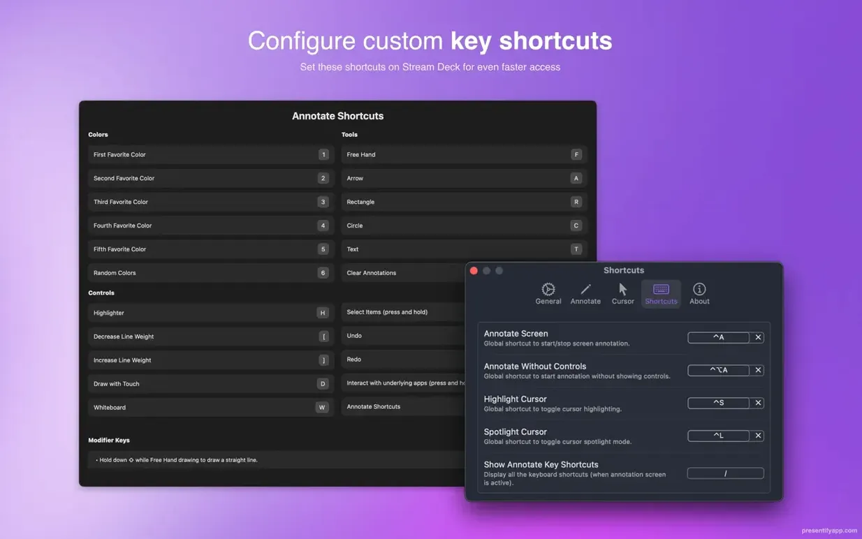 Presentify — example 8 Presentify macOS window 8